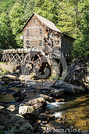 Glade Creek Grist Mill Editorial Stock Photo